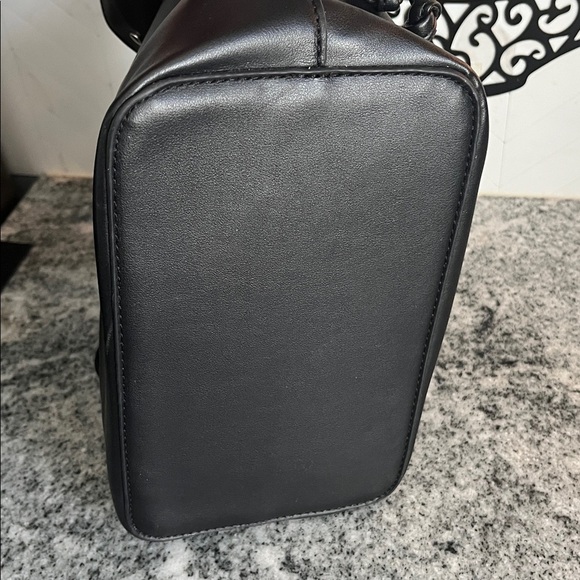 BCBG Black Bucket Bag Formal Business Career, Like New! - Picture 7 of 11